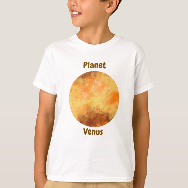 Conception de t-shirt pour enfants avec noms de pl (Devant)