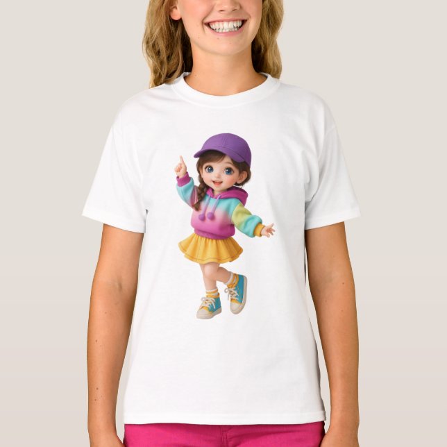 Conception de T-Shirt pour Enfants Mignons  (Devant)