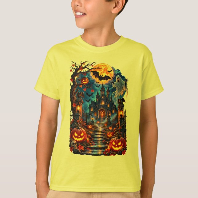 Conception de T-shirt pour la nuit de la Maison Ha (Devant)