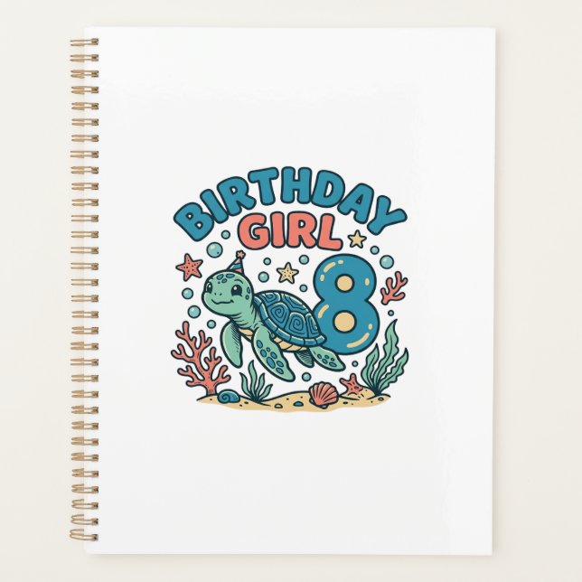 Conception de t-shirt pour les 8 ans de la fille d (Devant)