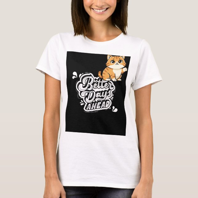 Conception de t-shirt pour les amoureux des chats  (Devant)