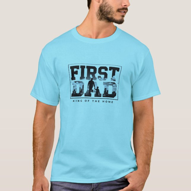 Conception de T-Shirt Premier Papa Roi de la Maiso (Devant)