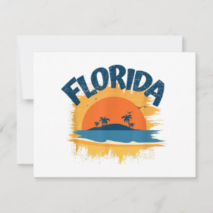 Conception de T-shirt rétro Floride Vintage Hommes
