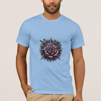 Conception de T-shirt rose Compass