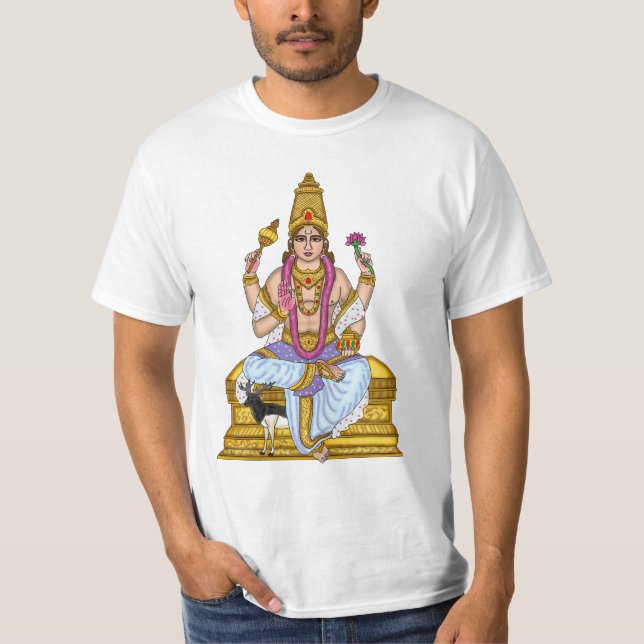 Conception de T-Shirt Seigneur Chandra Dev (Devant)