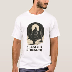 Conception de T-Shirt Silence est Force