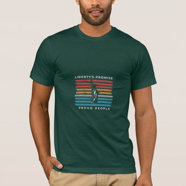 conception de t-shirt Statue de la Liberté (Devant)