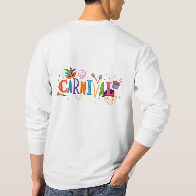 Conception de T-Shirt Thème de Festival de Carnava (Dos)
