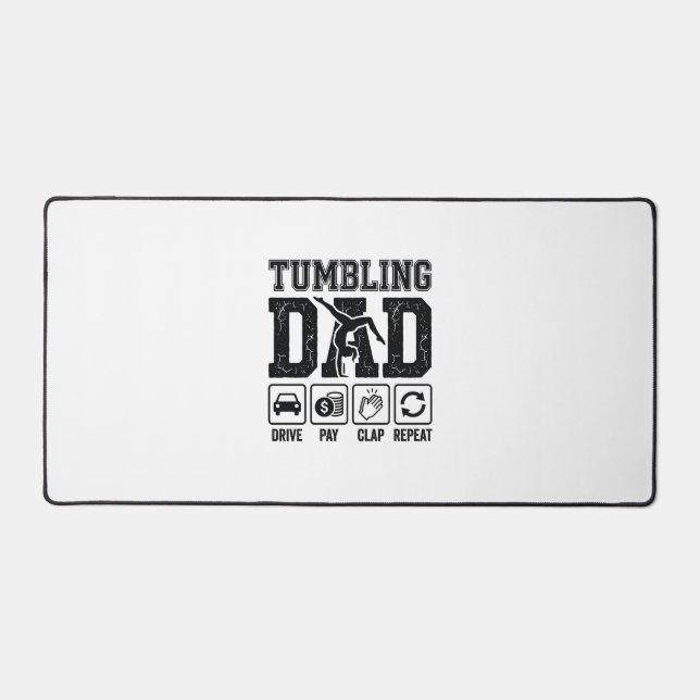 Conception de T-Shirt Tumbling Dad Drive Pay Clap  (Recto)