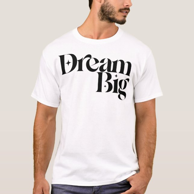 Conception de T-Shirt Typographique Motivationnel  (Devant)