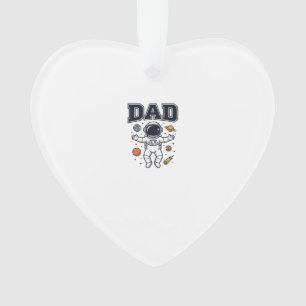 Conception de T-shirt Vector Space Astronaute Papa
