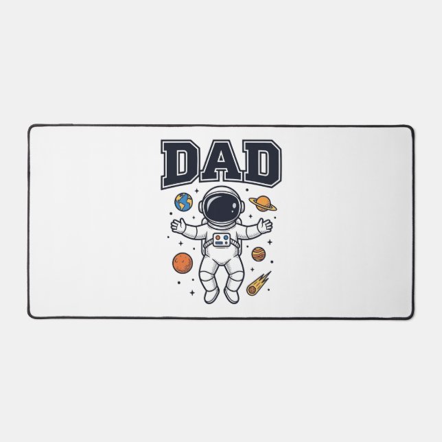 Conception de T-shirt Vector Space Astronaute Papa (Recto)
