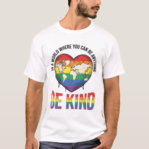 Conception de T-Shirt Vectoriel Cœur Arc-en-Ciel M