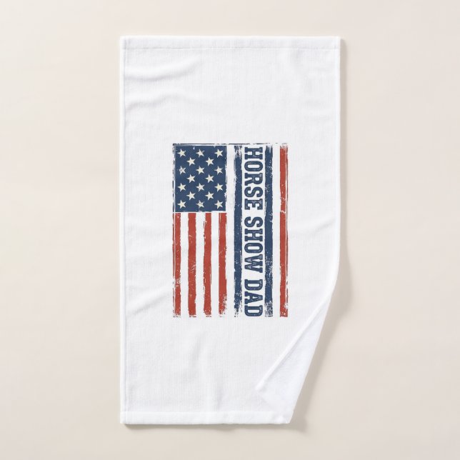 Conception de T-shirt vintage avec drapeau américa (Serviette à main)