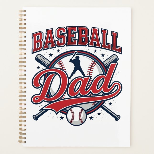 Conception de T-shirt Vintage Baseball Papa_1 (Devant)