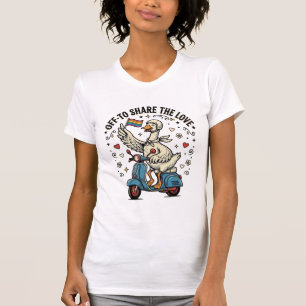 Conception de t-shirt vintage d'amour de scooter d