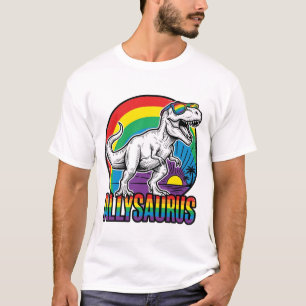 Conception de T-Shirt Vintage Dinosaure Arc-en-Cie