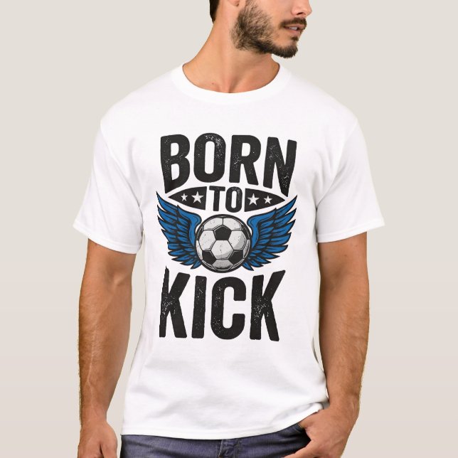 Conception de T-Shirt Vintage Football À Envolées  (Devant)