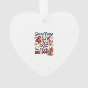 Conception de T-shirt vintage hot dog drôle du 4 j