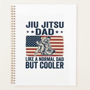 Conception de T-shirt vintage Jiu Jitsu Dad Flag_1