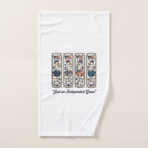 Conception de T-Shirt vintage patriotique d'oie in