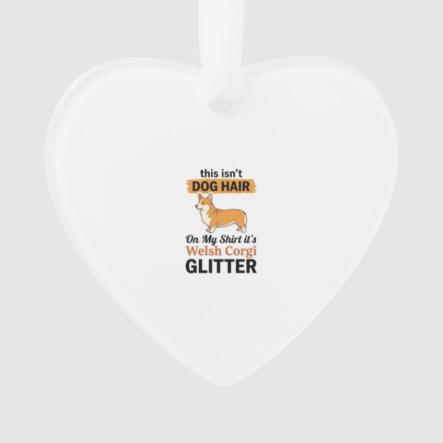 Conception de T-Shirt Welsh Corgi Pailleté Amoureu (devant)