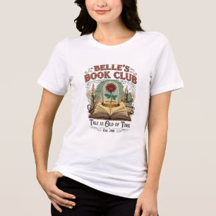Conception de T-shirts Belle’s Book Club - Vintage