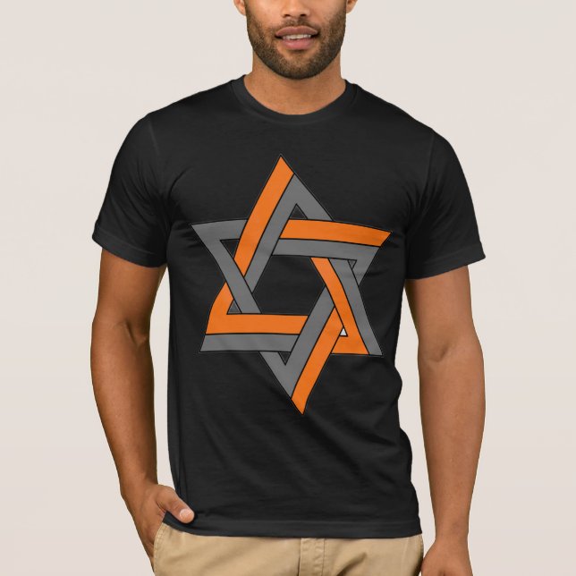 Conception de T-shirts pour hommes d'illusion opti (Devant)