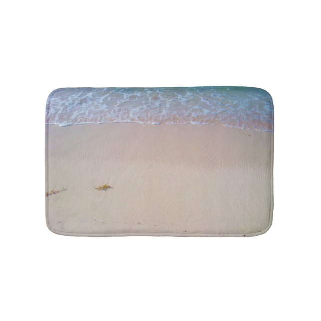 Conception de tapis de bain en sable de plage pers (Devant)