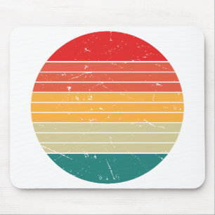 Conception de tapis de souris coloré rétro arcade
