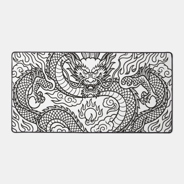 Conception de tapis de souris en ligne art Dragon  (Recto)