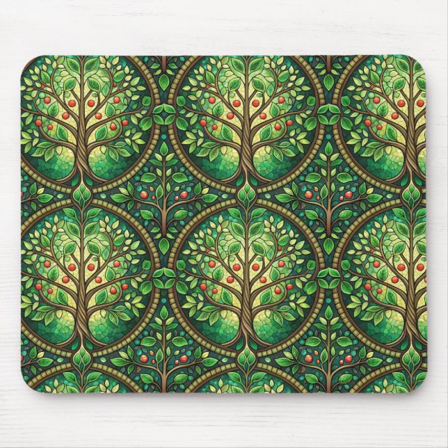 Conception de tapis de souris orné avec un motif r (Devant)