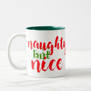 Conception de tasse à café de Noël, mais coquine d