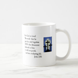 Conception de tasse de vers de bible de 3h16 de