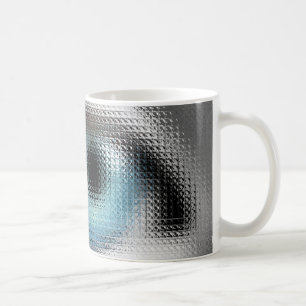 Conception de tasse d'oeil bleu
