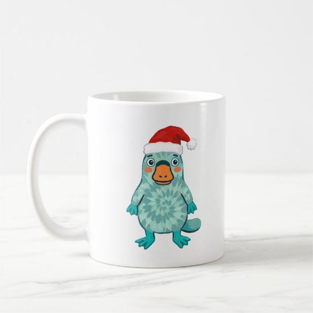 Conception de tasse Santa Platypus Mignon (Gauche)
