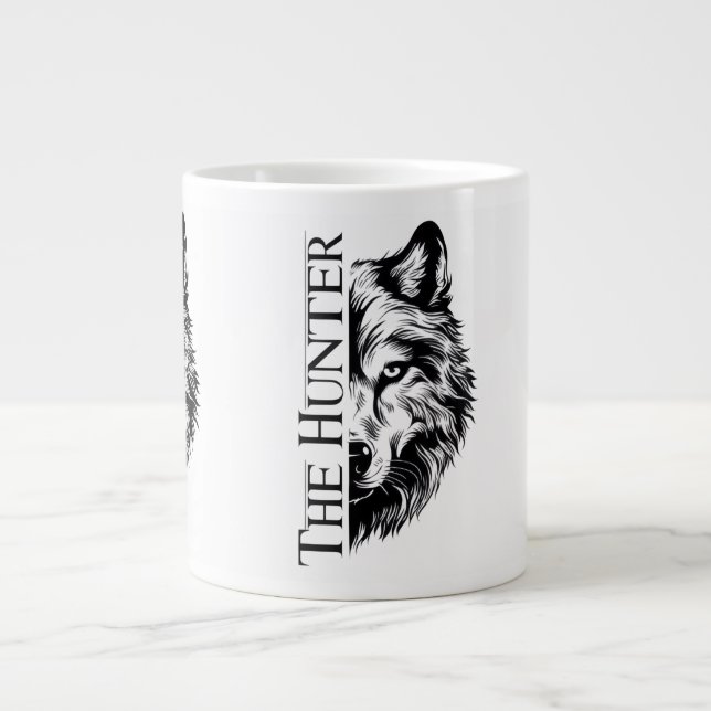 Conception de tasse The Hunter Wolf (Devant)