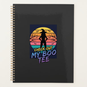 Conception de tee-shirt Halloween Check Out My Boo