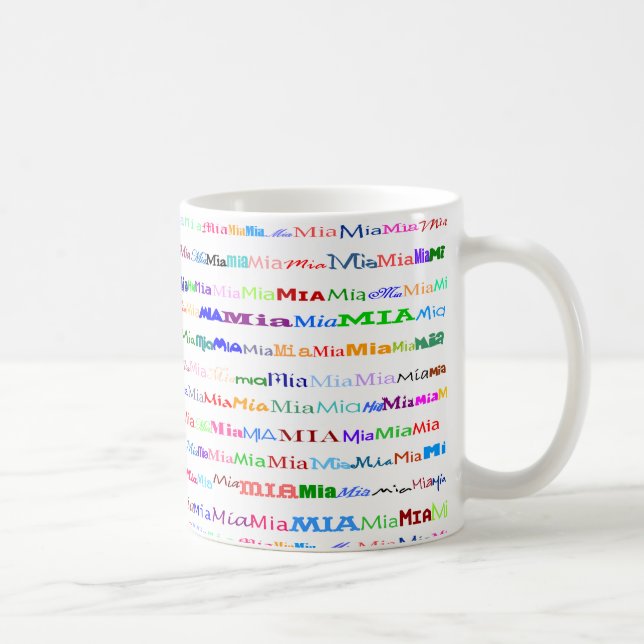Conception de texte Mia II Mug II (Droite)