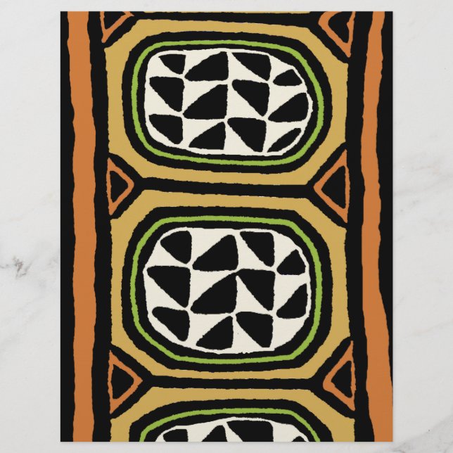 Conception de textile Kuba africain (Devant)
