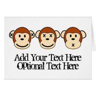 Conception de trois singes