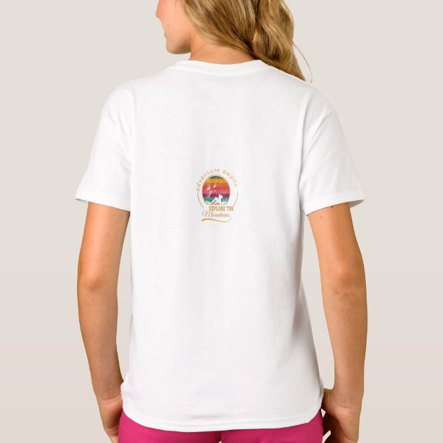 Conception de Tshirt de montagne (Dos)