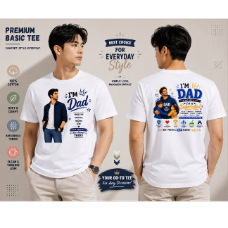 Conception de Tshirt Super Papa - Fête des Pères