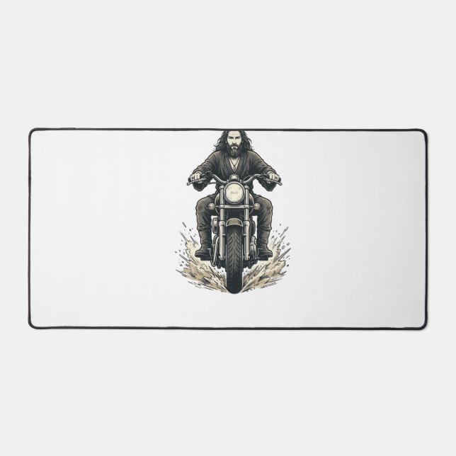 Conception de vecteur de cavalier de moto de gravu (Recto)