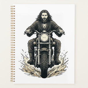 Conception de vecteur de cavalier de moto de gravu