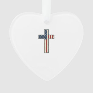 Conception de vecteur de croix patriotique en détr