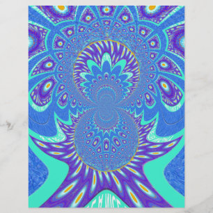 Conception de vecteur de l'art de kaléidoscope ble