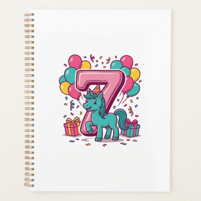 Conception de vecteur de poney mignon de fête d'an (Devant)