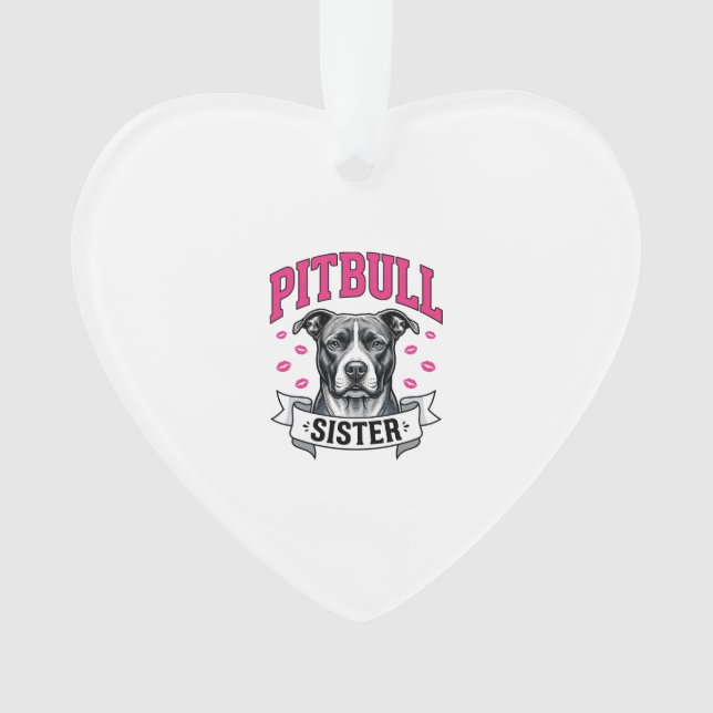 Conception de vecteur de soeur de Pitbull amateur  (devant)
