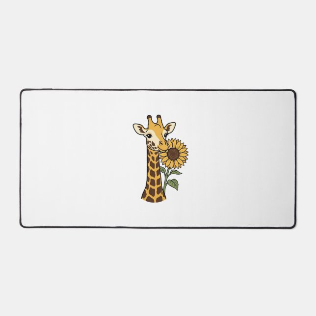 Conception de vecteur de tournesol de girafe vinta (Recto)